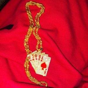 cards necklace